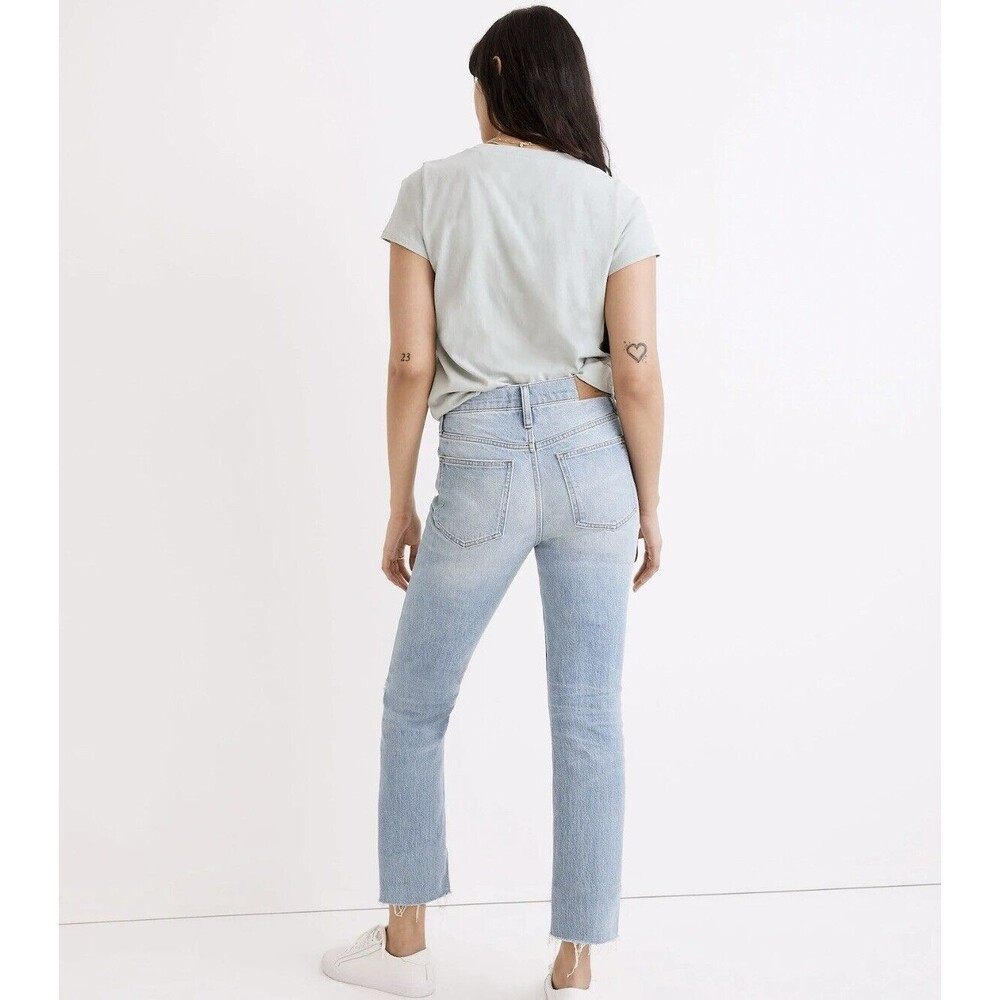 Madewell The Perfect Vintage Jean Ripped Knee Size 25 - Picture 3 of 12